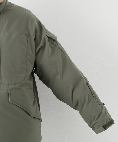 DAIWA PIER39（ダイワピア39）の「【DAIWA PIER39 /ダイワ ピア39】TECH PADDING MIL JACKET2022（ミリタリージャケット・メンズ・ダークグリーン/ブラック・LARGE/MEDIUM）」の15枚目の写真