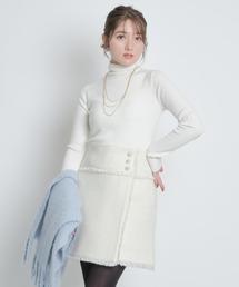 新品　Apuweiser-riche キルティングラップミニスカート キルティングラップミニスカート Apu アプワイザー・リッシェ