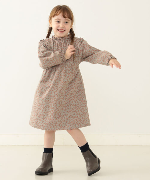 BEAMS mini（ビームスミニ）の「BEAMS mini / フェイクレザー サイドゴアブーツ（16～19cm）（ブーツ・キッズ・ブラック/チャコールグレー・19/17/18/16）」の5枚目の写真