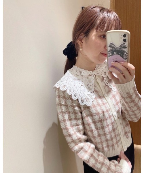 flower（フラワー）の「エターナルレースカラー（付け襟・レディース・ホワイト・FREE）」の13枚目の写真