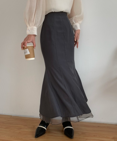 ABITOKYO（アビトーキョー）の「フレアスカート（スカート・レディース・チャコールグレー・M）」の2枚目の写真
