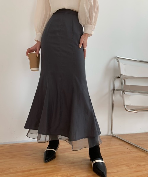 ABITOKYO（アビトーキョー）の「フレアスカート（スカート・レディース・チャコールグレー・M）」の4枚目の写真