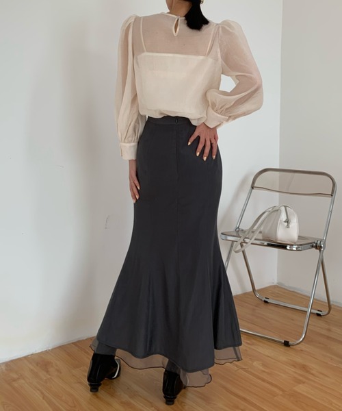 ABITOKYO（アビトーキョー）の「フレアスカート（スカート・レディース・チャコールグレー・M）」の7枚目の写真