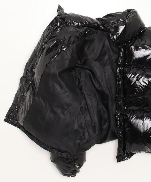 XU（エックスユー）の「使わない！！！【XU/エックスユー】coating padding jacket / パディング 中綿ジャケット ペディン ショートペディン ショート丈ジャケット クロップドパディング クロップ ショート丈 アウター 羽織り 秋服 冬服（その他アウター・メンズ・ブラック・ONE SIZE）」の2枚目の写真