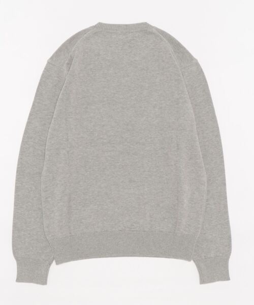 BENETTON (UNITED COLORS OF BENETTON)（ベネトンユナイテッドカラーズオブベネトン）の「フロントロゴクルーネックコットンニット・セーター（ニット/セーター・メンズ・ネイビー/レッド/グレー/グリーン・MEDIUM/SMALL/LARGE/X-SMALL）」の21枚目の写真