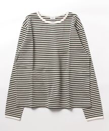 PAR ICI | ボーダー配色 バインダーカットソー(Tシャツ/カットソー)