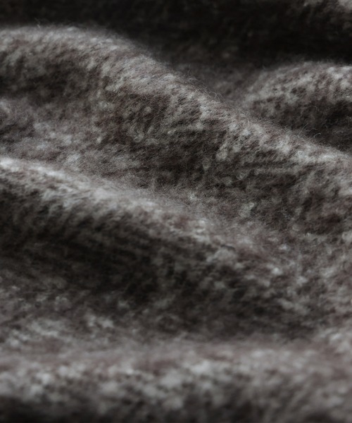 Fashion Letter（ファッションレター）の「ツイード柄2way大判ストール（ストール/ショール・レディース・ブラック/ブラウン・FREE）」の20枚目の写真