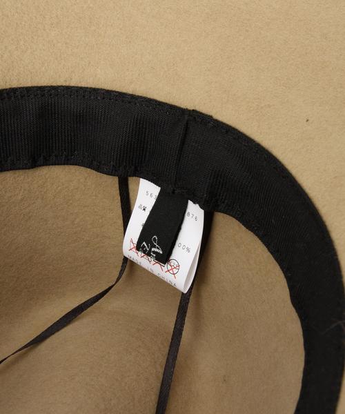 Another Edition(アナザーエディション)の「ウール中折れハット/ AE W ナカオレ HAT(ハット・レディース・ベージュ/ネイビー/ブラック/ブラウン・フリー)」の7枚目の写真