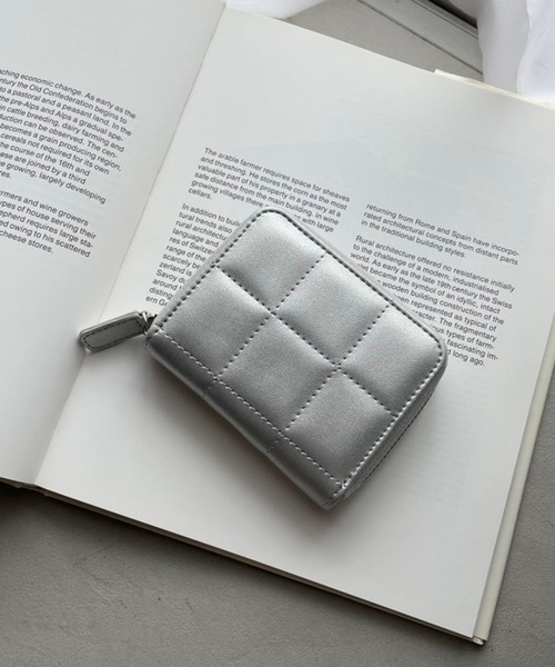 Me%（ミィパーセント）の「お札が折れない カードミニサイフ　183061（財布・レディース・ブラック/ブルー/アイボリー/ベージュ/シルバー/ブラウン/ベージュ系その他/ピンク・FREE）」の8枚目の写真