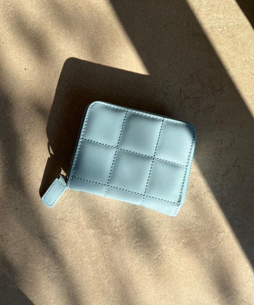 Me%（ミィパーセント）の「お札が折れない カードミニサイフ　183061（財布・レディース・ブラック/ブルー/アイボリー/ベージュ/シルバー/ブラウン/ベージュ系その他/ピンク・FREE）」の6枚目の写真