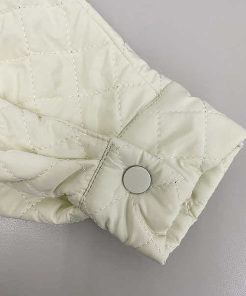 DAY CLOSET(デイ クローゼット)の「レディース ビッグカラーショート丈キルティングジャケット(その他アウター・レディース・オフホワイト・ONE SIZE)」の13枚目の写真