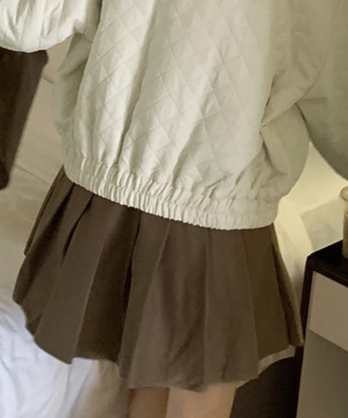 DAY CLOSET(デイ クローゼット)の「レディース ビッグカラーショート丈キルティングジャケット(その他アウター・レディース・オフホワイト・ONE SIZE)」の14枚目の写真