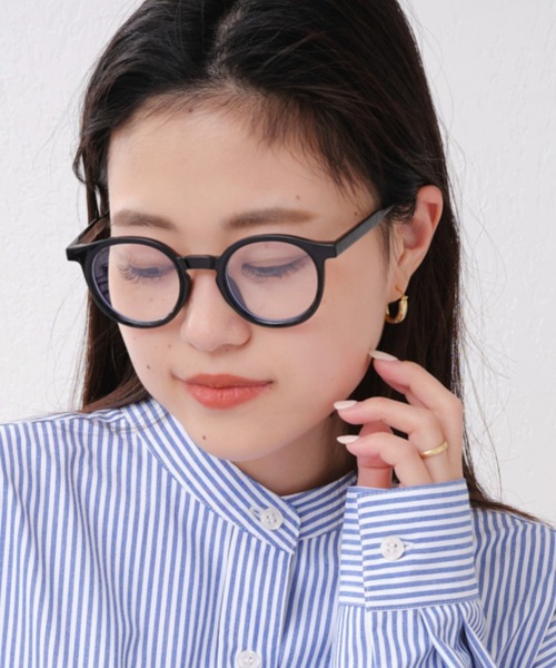 CIAOPANIC TYPY（チャオパニックティピー）の「ケース付き伊達メガネ①（メガネ・レディース・ブラック/クリア/ブラウン・ONE SIZE）」の2枚目の写真
