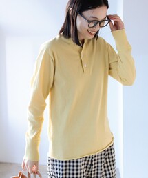 BEAMS BOY | Healthknit × BEAMS BOY / 別注 ヘンリー ロングスリーブ Tシャツ(Tシャツ/カットソー)