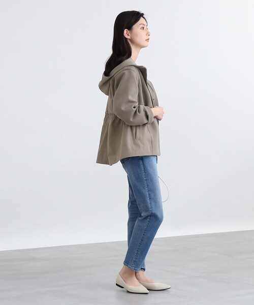 INDIVI（インディヴィ）の「◇【裏地付き】タフタコンビフード