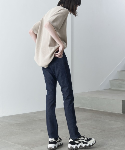 Alfred Alex(アルフレッドアレックス)の「【Alfred Alex】high waist skinny stretch denim pants / ハイウエストスーパースキニーストレッチデニム(デニムパンツ・メンズ・インディゴブルー/ダークグレー/グレー/サックスブルー/ブラック・S/M/L)」の22枚目の写真