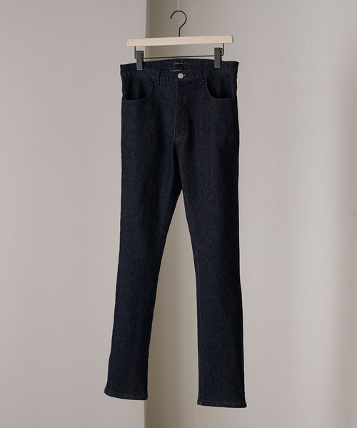 Alfred Alex(アルフレッドアレックス)の「【Alfred Alex】high waist skinny stretch denim pants / ハイウエストスーパースキニーストレッチデニム(デニムパンツ・メンズ・インディゴブルー/ダークグレー/グレー/サックスブルー/ブラック・S/M/L)」の10枚目の写真