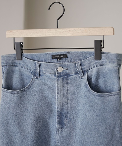 Alfred Alex(アルフレッドアレックス)の「【Alfred Alex】high waist skinny stretch denim pants / ハイウエストスーパースキニーストレッチデニム(デニムパンツ・メンズ・インディゴブルー/ダークグレー/グレー/サックスブルー/ブラック・S/M/L)」の8枚目の写真