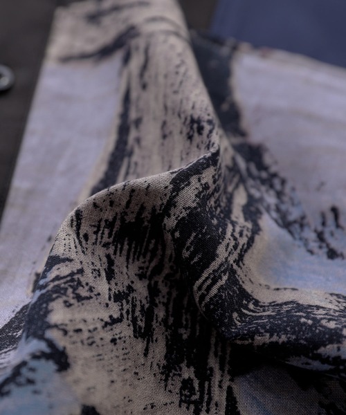 osharewalker（オシャレウォーカー）の「『パッチワークデザインロングシャツ』（シャツ/ブラウス・レディース・ブラック・1/2）」の19枚目の写真