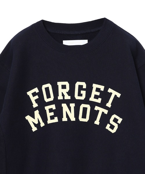 forget-me-nots(フォーゲットミーノッツ)の「カレッジロゴスウェット FMN-22AW-SW-003(スウェット・レディース・ネイビー/ライトグレー・FREE/SMALL/MEDIUM)」の10枚目の写真