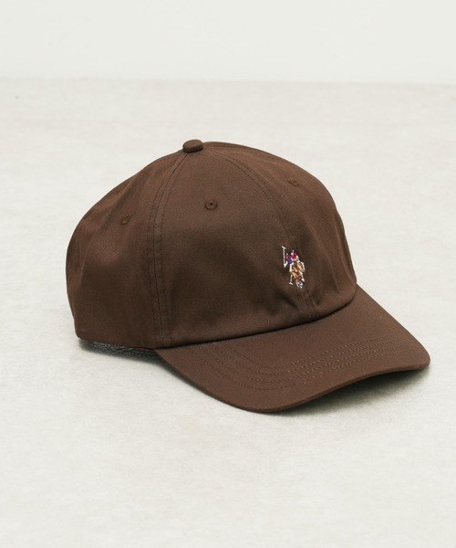 U.S. POLO ASSN.（ユーエスポロアッスン）の「【U.S. POLO ASSN】ワンポイント刺繍ツイルキャップ（キャップ・メンズ・オフホワイト/ネイビー/ブラック/ベージュ/ダークグリーン/ブラウン・ONE SIZE）」の4枚目の写真