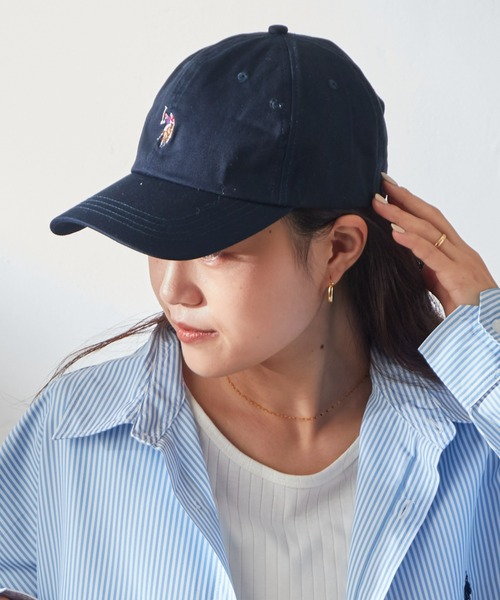 U.S. POLO ASSN.（ユーエスポロアッスン）の「【U.S. POLO ASSN】ワンポイント刺繍ツイルキャップ（キャップ・メンズ・オフホワイト/ネイビー/ブラック/ベージュ/ダークグリーン/ブラウン・ONE SIZE）」の19枚目の写真