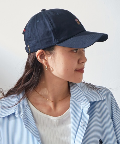 U.S. POLO ASSN.（ユーエスポロアッスン）の「【U.S. POLO ASSN】ワンポイント刺繍ツイルキャップ（キャップ・メンズ・オフホワイト/ネイビー/ブラック/ベージュ/ダークグリーン/ブラウン・ONE SIZE）」の20枚目の写真