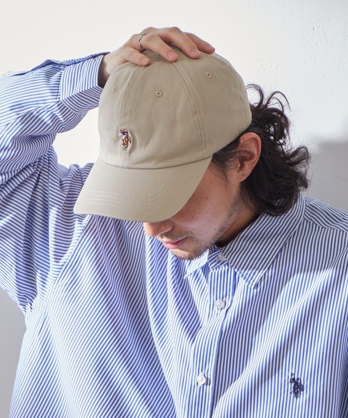U.S. POLO ASSN.（ユーエスポロアッスン）の「【U.S. POLO ASSN】ワンポイント刺繍ツイルキャップ（キャップ・メンズ・オフホワイト/ネイビー/ブラック/ベージュ/ダークグリーン/ブラウン・ONE SIZE）」の11枚目の写真