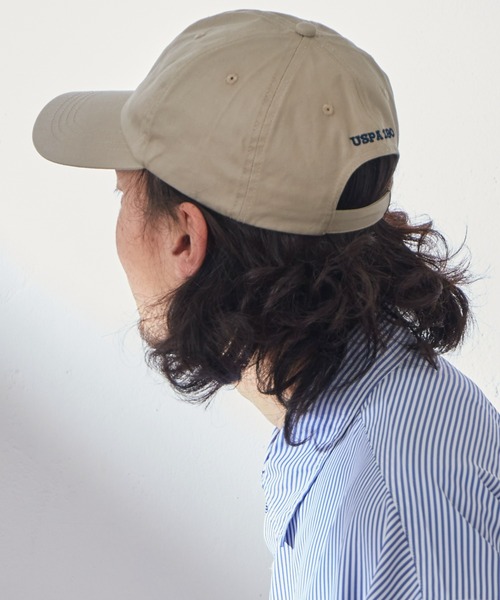 U.S. POLO ASSN.（ユーエスポロアッスン）の「【U.S. POLO ASSN】ワンポイント刺繍ツイルキャップ（キャップ・メンズ・オフホワイト/ネイビー/ブラック/ベージュ/ダークグリーン/ブラウン・ONE SIZE）」の12枚目の写真