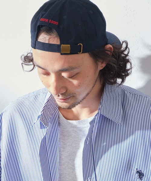 U.S. POLO ASSN.（ユーエスポロアッスン）の「【U.S. POLO ASSN】ワンポイント刺繍ツイルキャップ（キャップ・メンズ・オフホワイト/ネイビー/ブラック/ベージュ/ダークグリーン/ブラウン・ONE SIZE）」の17枚目の写真