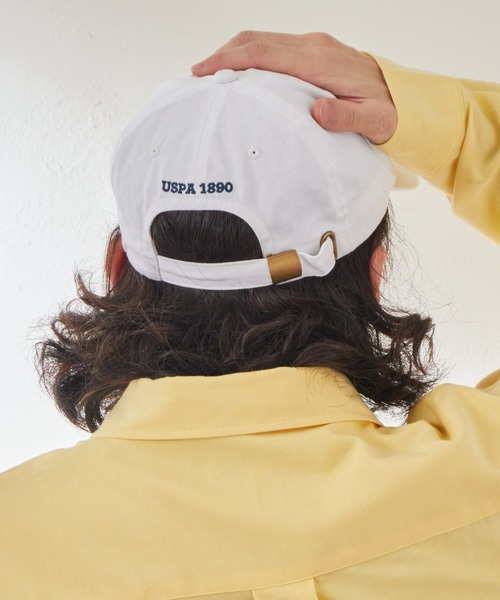 U.S. POLO ASSN.（ユーエスポロアッスン）の「【U.S. POLO ASSN】ワンポイント刺繍ツイルキャップ（キャップ・メンズ・オフホワイト/ネイビー/ブラック/ベージュ/ダークグリーン/ブラウン・ONE SIZE）」の22枚目の写真