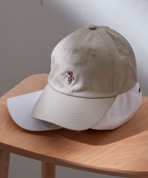 U.S. POLO ASSN.（ユーエスポロアッスン）の「【U.S. POLO ASSN】ワンポイント刺繍ツイルキャップ（キャップ・メンズ・オフホワイト/ネイビー/ブラック/ベージュ/ダークグリーン/ブラウン・ONE SIZE）」の9枚目の写真