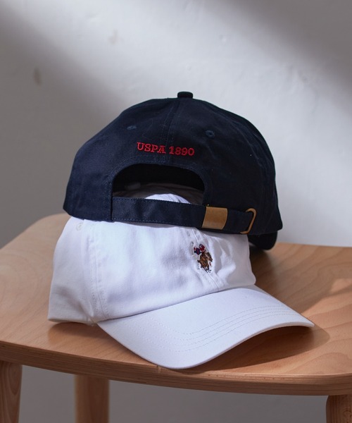 U.S. POLO ASSN.（ユーエスポロアッスン）の「【U.S. POLO ASSN】ワンポイント刺繍ツイルキャップ（キャップ・メンズ・オフホワイト/ネイビー/ブラック/ベージュ/ダークグリーン/ブラウン・ONE SIZE）」の10枚目の写真