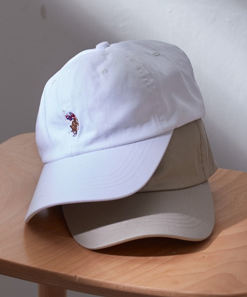 U.S. POLO ASSN.（ユーエスポロアッスン）の「【U.S. POLO ASSN】ワンポイント刺繍ツイルキャップ（キャップ・メンズ・オフホワイト/ネイビー/ブラック/ベージュ/ダークグリーン/ブラウン・ONE SIZE）」の7枚目の写真