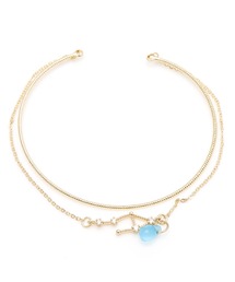 欧州航路（オウシュウコウロ）の「【欧州航路】星座チェコサインブレスレット（バングル/リストバンド）」