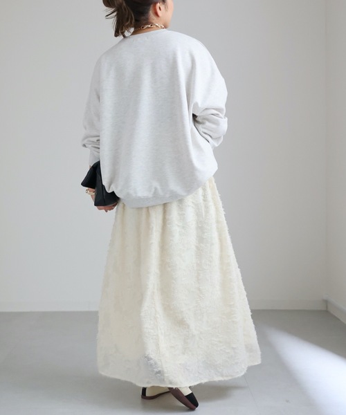 ap retro（アプレトロ）の「フラワージャガードスカート（スカート・レディース・ブラック/アイボリー・FREE）」の14枚目の写真