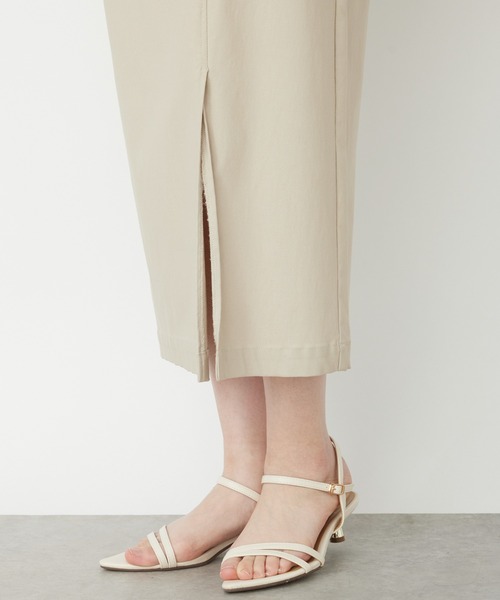 un dix cors（アンディコール）の「ストレッチナロースカート（スカート・レディース・ネイビー/サンドベージュ/オレンジ/ブラック/ブルー/グリーン/ボルドー/グリーン系その他/ブラウン・FREE）」の16枚目の写真