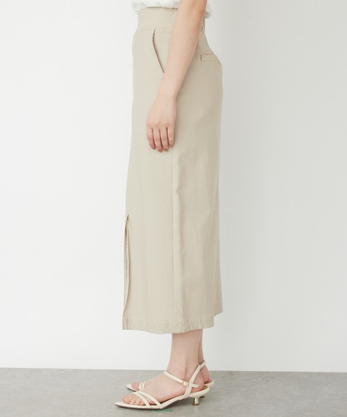 un dix cors（アンディコール）の「ストレッチナロースカート（スカート・レディース・ネイビー/サンドベージュ/オレンジ/ブラック/ブルー/グリーン/ボルドー/グリーン系その他/ブラウン・FREE）」の11枚目の写真