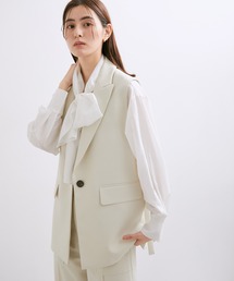 ROPE' | サイドスリットテーラードジレ/セットアップ対応(ベスト)