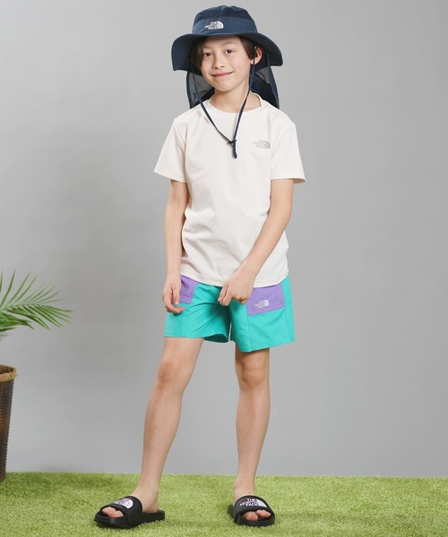 THE NORTH FACE（ザノースフェイス）の「THE NORTH FACE/ザ・ノース・フェイス キッズ 水着 トランクス NBJ42344（水着・キッズ・ブルー/カーキ/オレンジ/パープル/エメラルドブルー/ブラウン・130cm/100cm/150cm/110cm/120cm/140cm）」の17枚目の写真