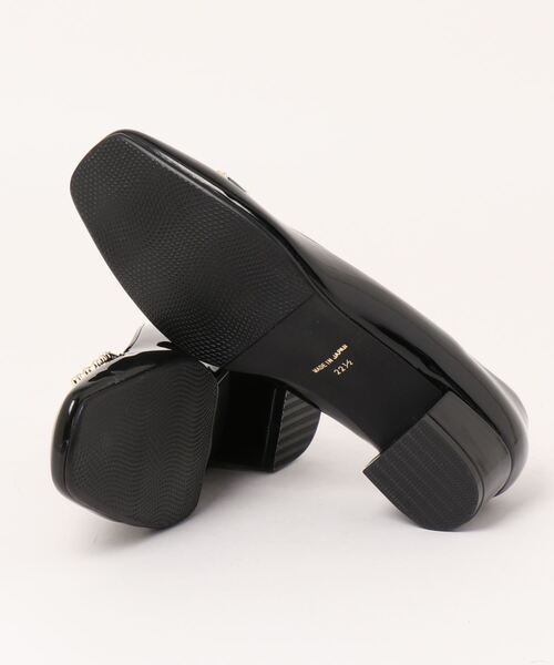 ASBee（アスビー）の「METAL ROUGE メタルルージュ レディース ビット付きスクエアトゥパンプス F016410（パンプス・レディース・ブラック/カーキ/ベージュ・23.0cm/24.0cm/23.5cm/22.5cm/24.5cm）」の5枚目の写真