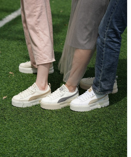 【PUMA】関送無料/プーマ/Mayze OW/メイズ OW 厚底スニーカー♪ セール】PUMA プーマ ウィメンズ メイズ OW スニーカー