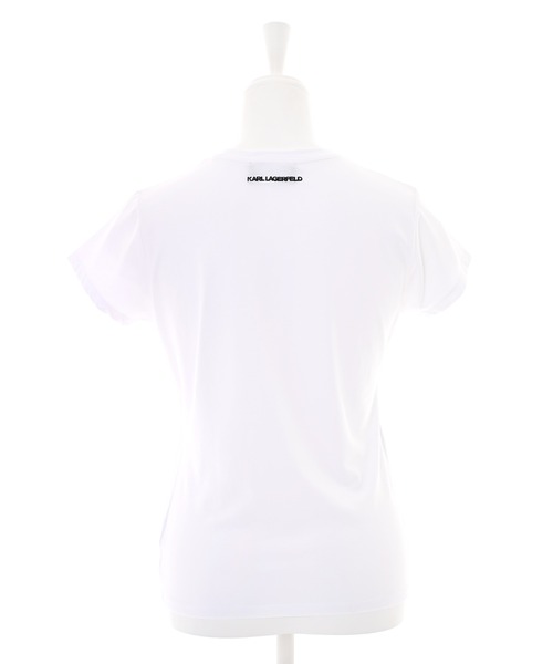 KARL LAGERFELD(カールラガーフェルド)の「【Karl Lagerfeld KIDS】ロックプリントTシャツ(Tシャツ/カットソー・レディース・ホワイト・14)」の3枚目の写真