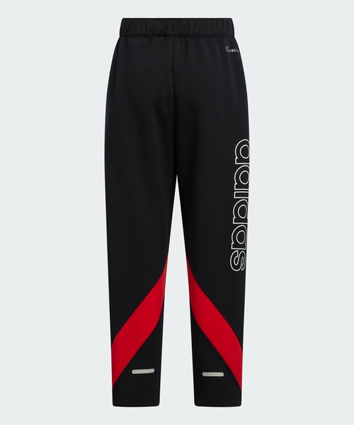 adidas（アディダス）の「カラーブロック ダブルニット レギュラーフィット ウォームアップ トラックパンツ / アディダス adidas（スウェットパンツ・キッズ・ブラック/ブルー・110/120/130/140/150/160）」の3枚目の写真