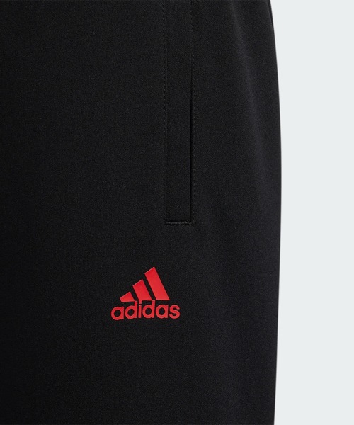 adidas（アディダス）の「カラーブロック ダブルニット レギュラーフィット ウォームアップ トラックパンツ / アディダス adidas（スウェットパンツ・キッズ・ブラック/ブルー・110/120/130/140/150/160）」の9枚目の写真