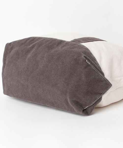 sita parantica（シータパランティカ）の「SITA PARANTICA（シータ パランティカ）COTTON CANVAS TOTE M/SP-BTB02_M/トートM（トートバッグ・レディース・ブラック/ブラウン/チャコールグレー・M）」の21枚目の写真