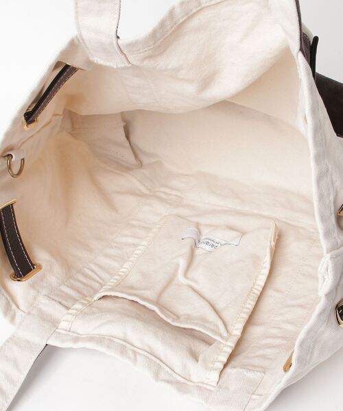 sita parantica（シータパランティカ）の「SITA PARANTICA（シータ パランティカ）COTTON CANVAS TOTE M/SP-BTB02_M/トートM（トートバッグ・レディース・ブラック/ブラウン/チャコールグレー・M）」の22枚目の写真
