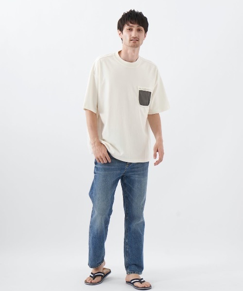 Ocean Pacific（オーシャンパシフィック）の「【OP:オーピー】プリントTシャツ（Tシャツ/カットソー・メンズ・ホワイト/カーキ/チャコールグレー・LARGE/MEDIUM）」の5枚目の写真