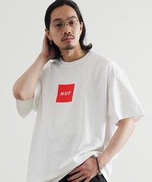 HUF / ハフ ESSENTIALS BOX LOGO S/S TEE 半袖 ロゴ プリント Tシャツ