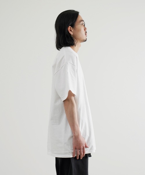 HUF(ハフ)の「HUF / ハフ ESSENTIALS BOX LOGO S/S TEE 半袖 ロゴ プリント Tシャツ(Tシャツ/カットソー・メンズ・ホワイト/ブラック/グリーン/ネイビー・X-LARGE/MEDIUM/LARGE)」の10枚目の写真